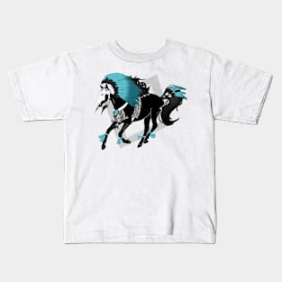 Skull war horse Kids T-Shirt